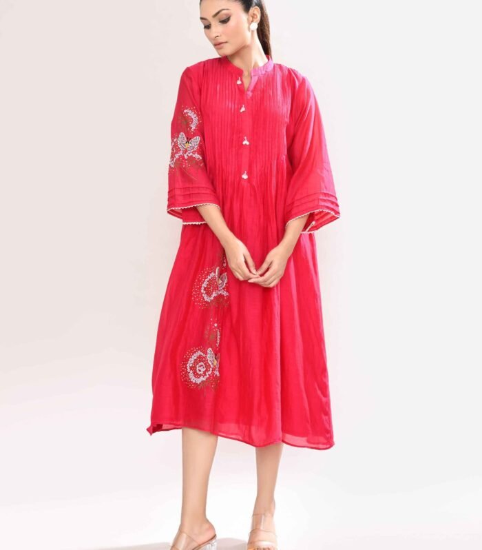 Rosette butterfly tunic